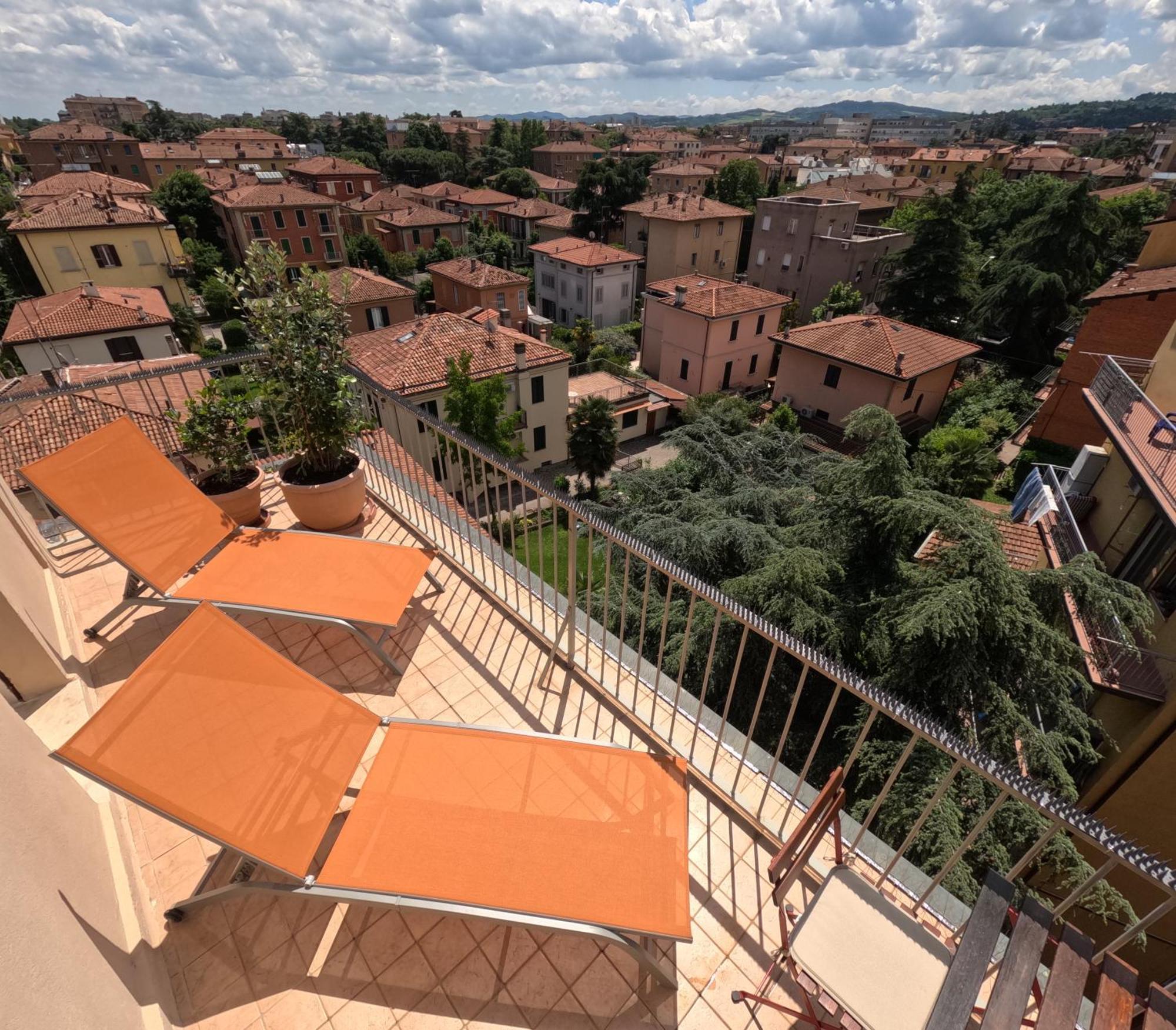Bellavista Panoramic Terrace Appartamento Con Terrazza Zona Sant Orsola Boloňa Exteriér fotografie